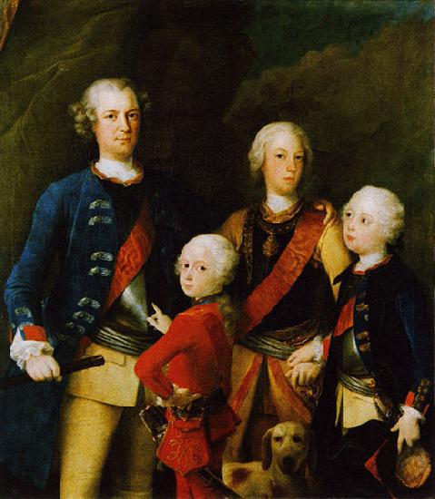 unknow artist The sons of King Friedrich Wilhelm I